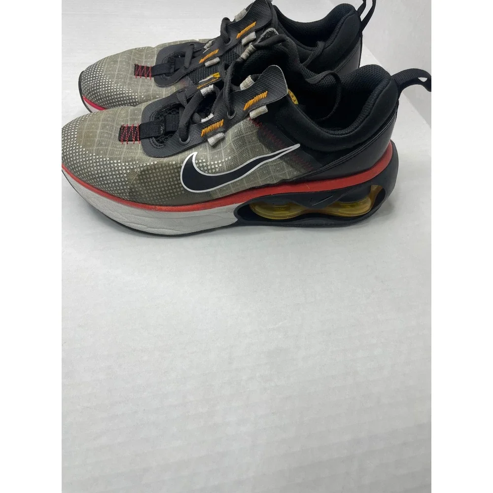 Nike Air Max2021 Running Shoes Black Grey Solar Flare‎ DA1925-002 Men 7 women 9